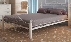 Полутороспальная кровать Фортуна 1, 1200, белый/белый в Нижнем Тагиле