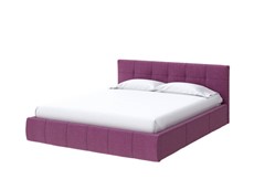 Двуспальная кровать Varna 160х200, Рогожка (Savana Berry (фиолетовый)) в Йошкар-Оле