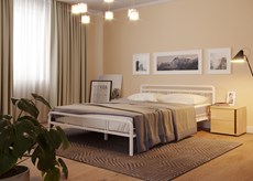 Кровать спальная Леон, 1600, белый в Тюмени