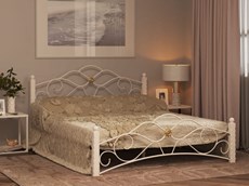 Двуспальная кровать Гарда 3, 160х200, белая в Смоленске