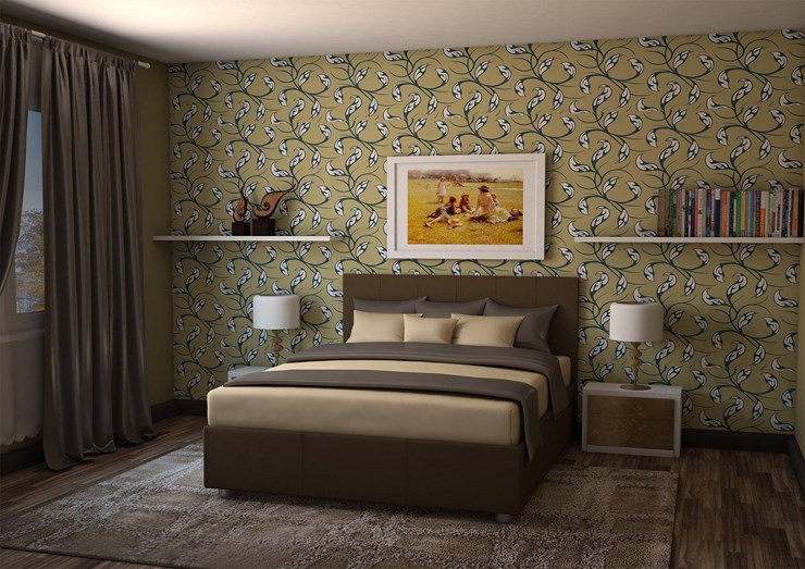 Кровать 2-спальная Julia с ортопедической решеткой 180х190 в Нефтеюганске - изображение 2