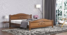 Кровать полутороспальная Анастасия 140*200 с основанием в Иркутске