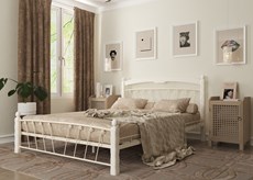 Кровать Муза 1, 1400, белый в Саранске