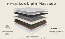 Матрас Lux Light Massage зима-лето 20 в Ростове-на-Дону
